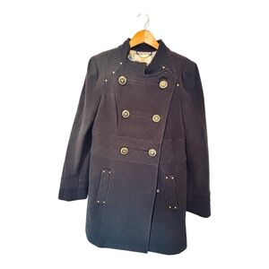 LEIFSDOTTIR Dark Navy Coat – Size 12